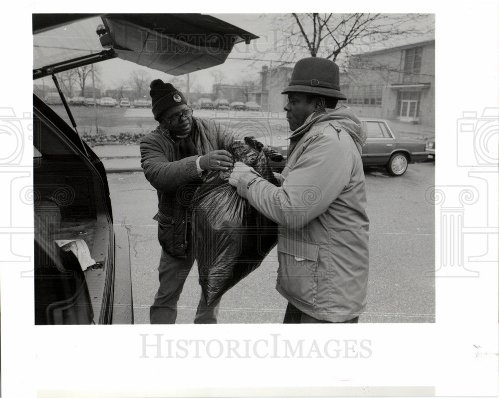 1991 Noah Baldwin bag tent city homeless-Historic Images