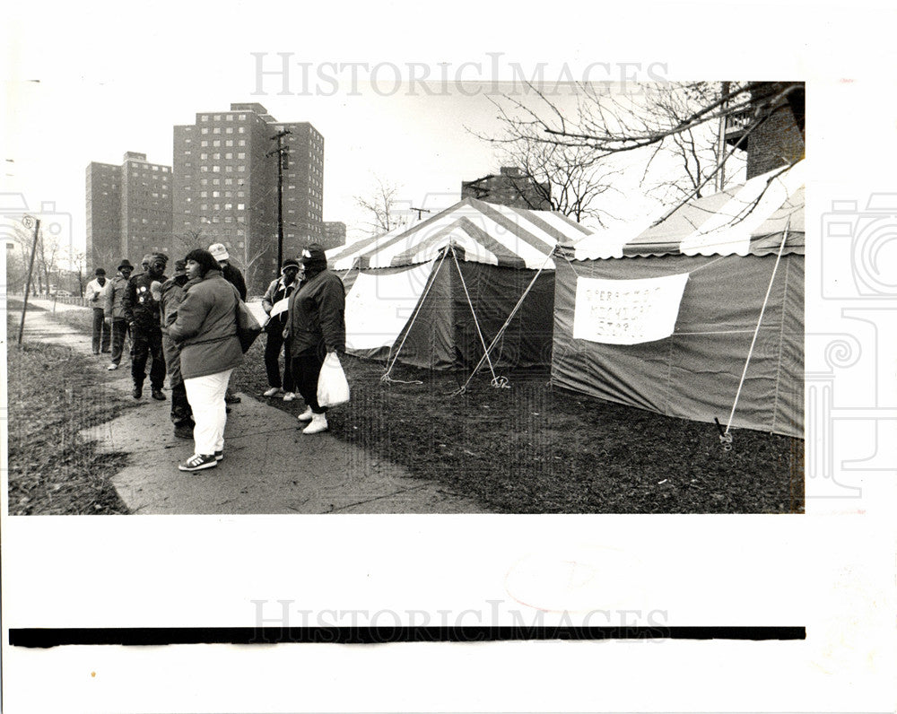 1991 Detroit the Public housing.-Historic Images