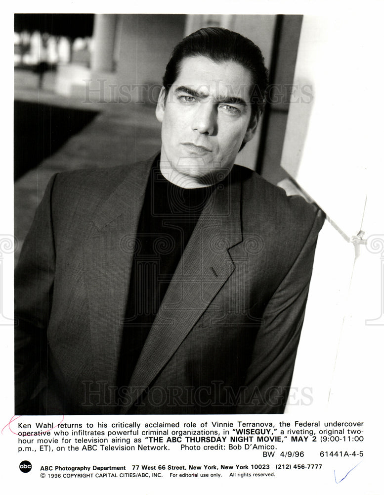 1996 Ken Wahl Actor TV Film-Historic Images