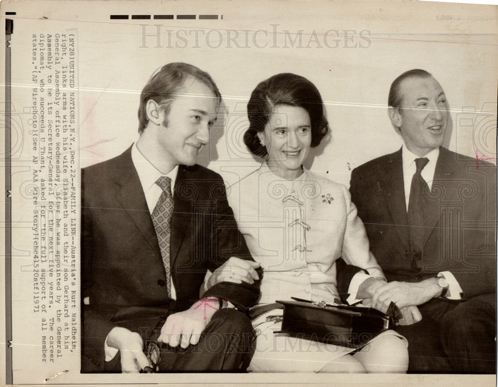 1971 KURT WALDHEIM politician-Historic Images