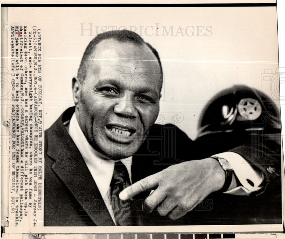 1971 ersey Joe Walcott boxing champion-Historic Images