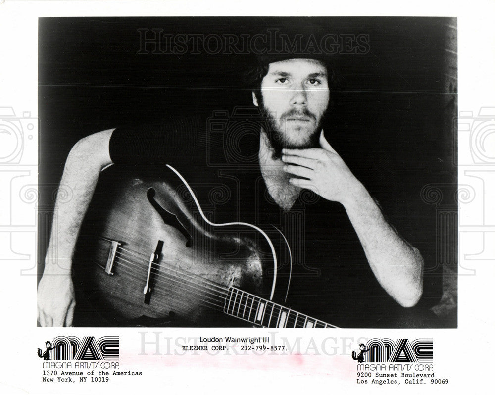 1975 Loudon Snowden Wainwright III songwri-Historic Images