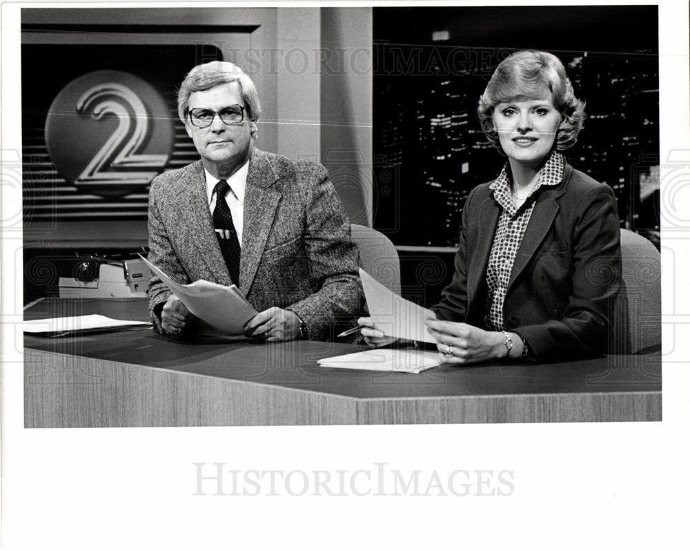 1980 Norm Wagy Jill Geisler News Detroit-Historic Images