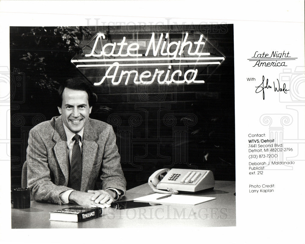 1983 john wade  American television host-Historic Images