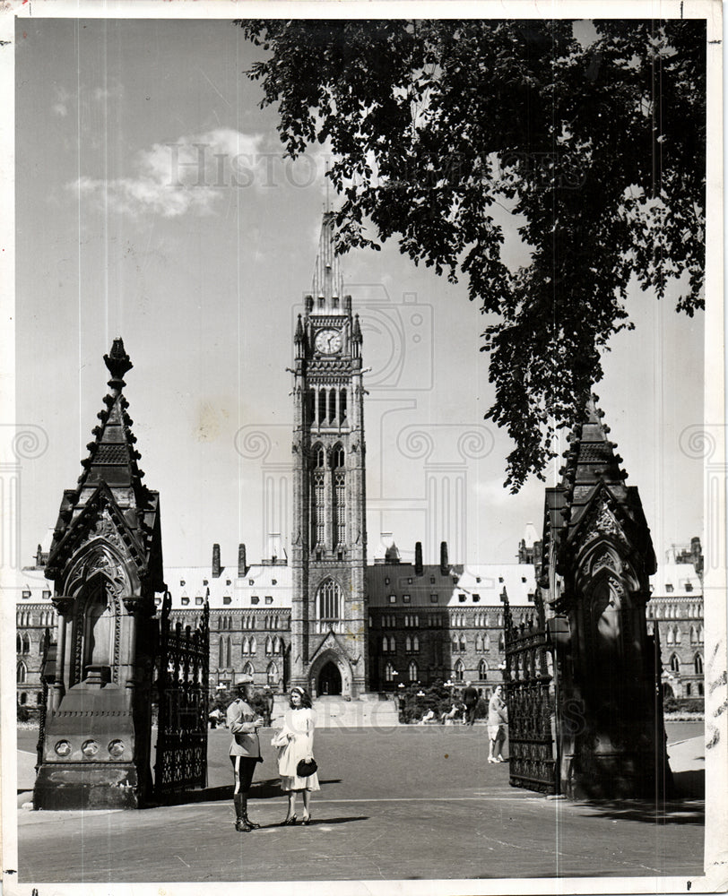 1954 Canadian Parliament, Ottawa, Canada-Historic Images