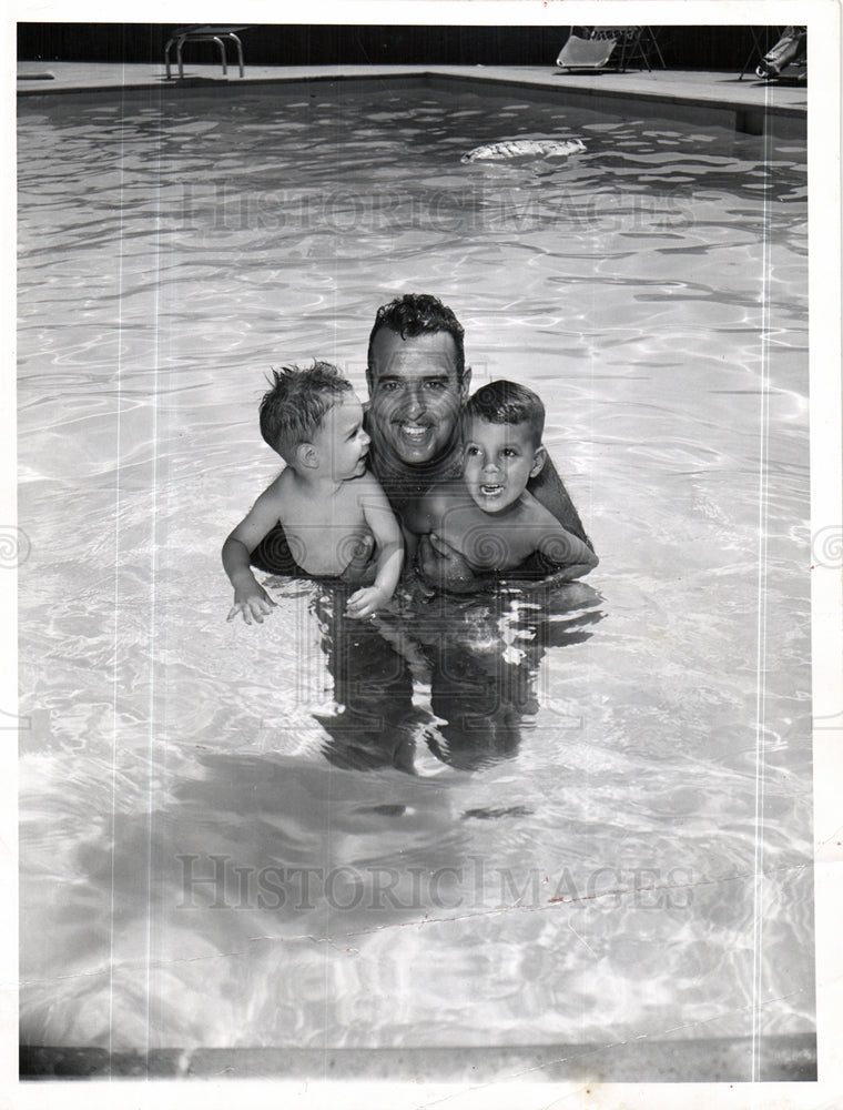 1957 Tennessee Ernie Ford and sons, Brian (-Historic Images