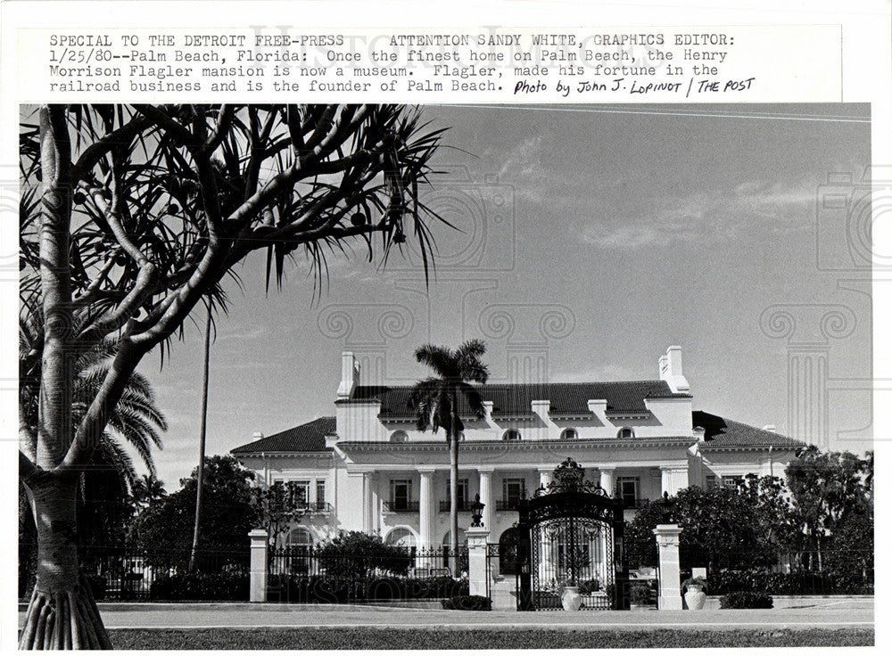 1980 PALM BEACH FLORIDA Henry Morrison-Historic Images