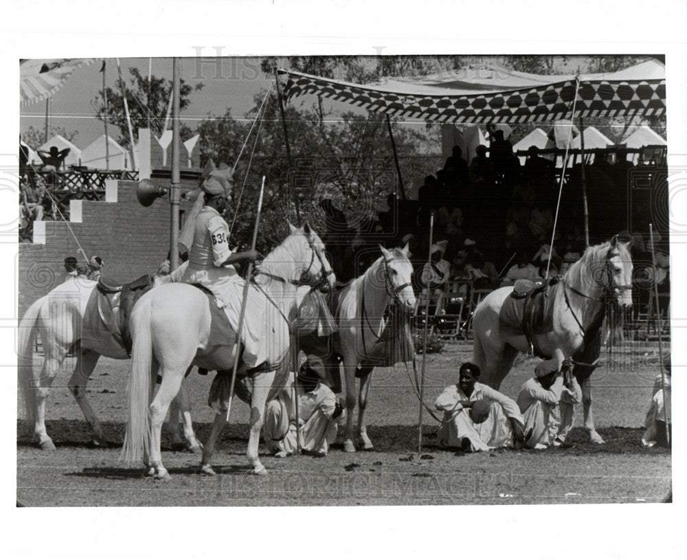 THE HORSE SHOW Tent-Peggers-Historic Images