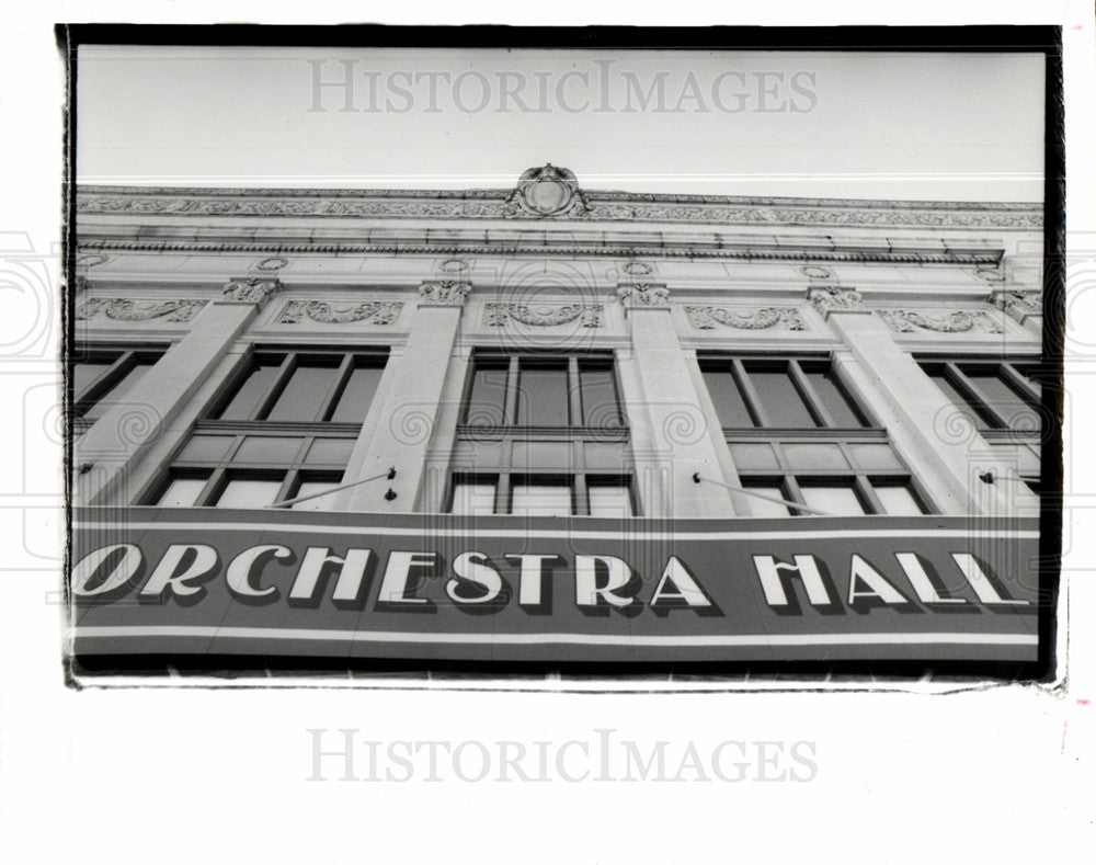 1992 Orchestra Hall Detroit Symphony-Historic Images