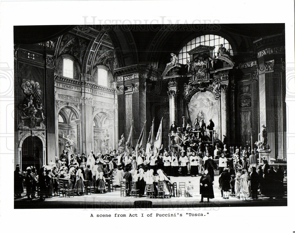 1988 Act I puccini&#39;s &quot;tosca&quot;-Historic Images