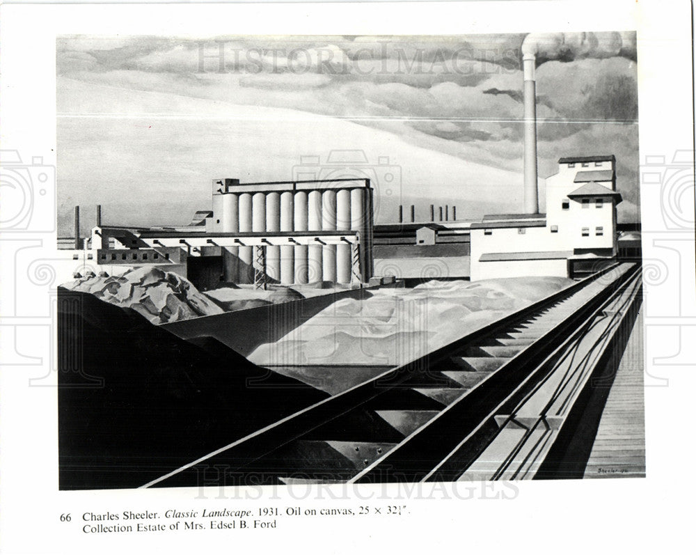 1981 Charles Sheeler Classic Landscape Art-Historic Images