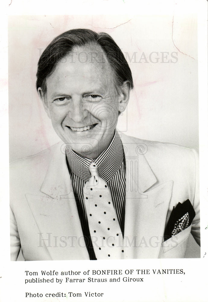 1988 Thomas Tom Wolfe Jr. Author Journalist-Historic Images