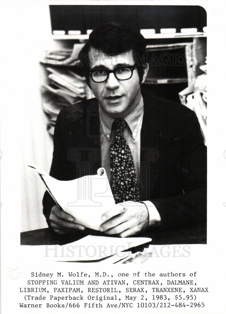 1983 Sdney M. Wolfe AUTHOR ALBERT ECKIAN-Historic Images