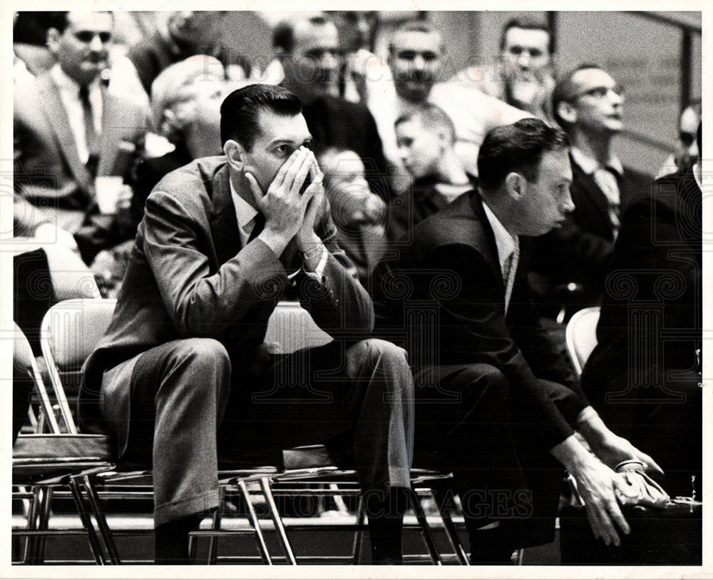 1963 Charles Wolf Detroit Pistons Coach-Historic Images