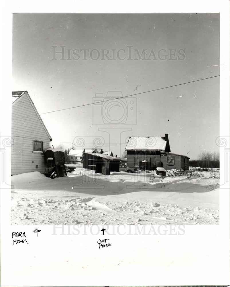 1977 Mar-Shunk Outhouse-Historic Images