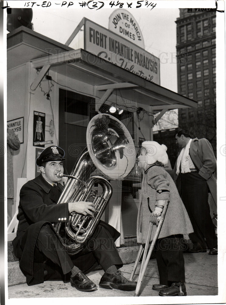 1955 March of Dimes campaign against pollo-Historic Images