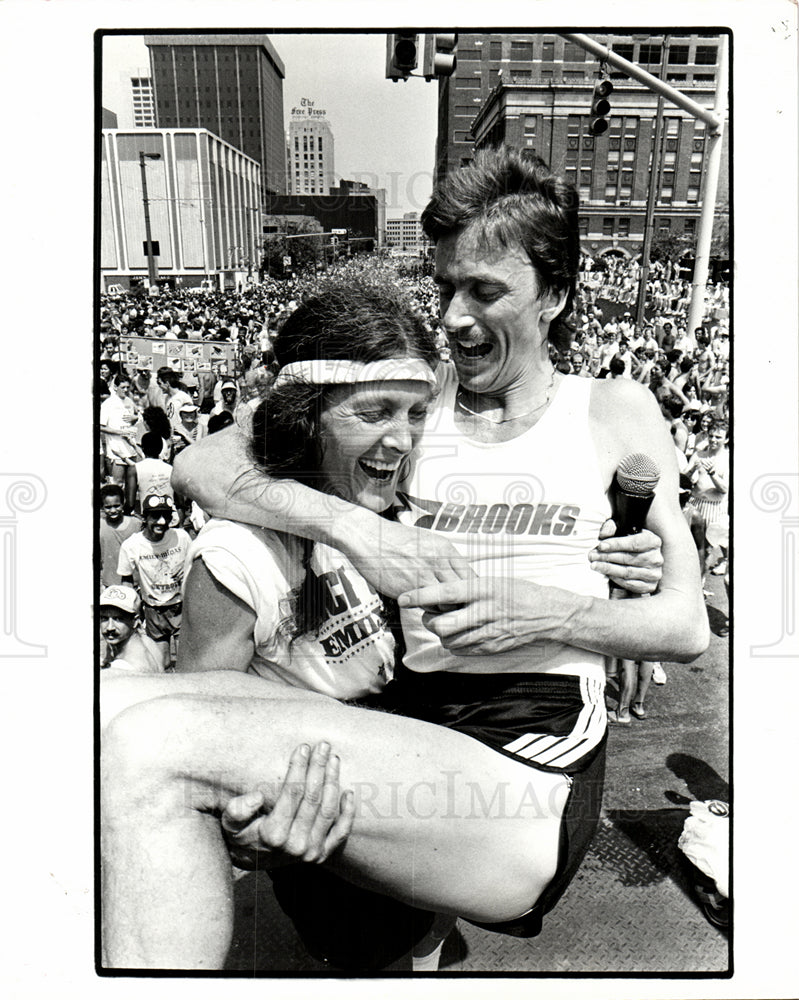 1984 Marathon running event sport-Historic Images