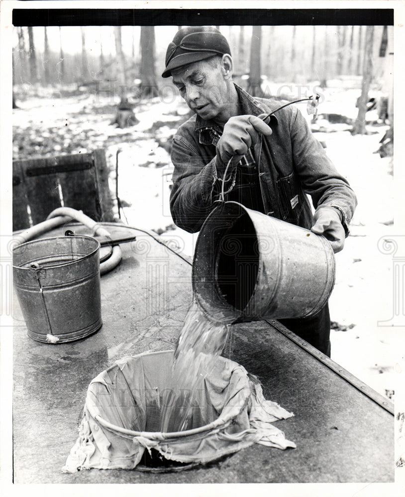 1964 Maple Syrup Collecting Sap-Historic Images