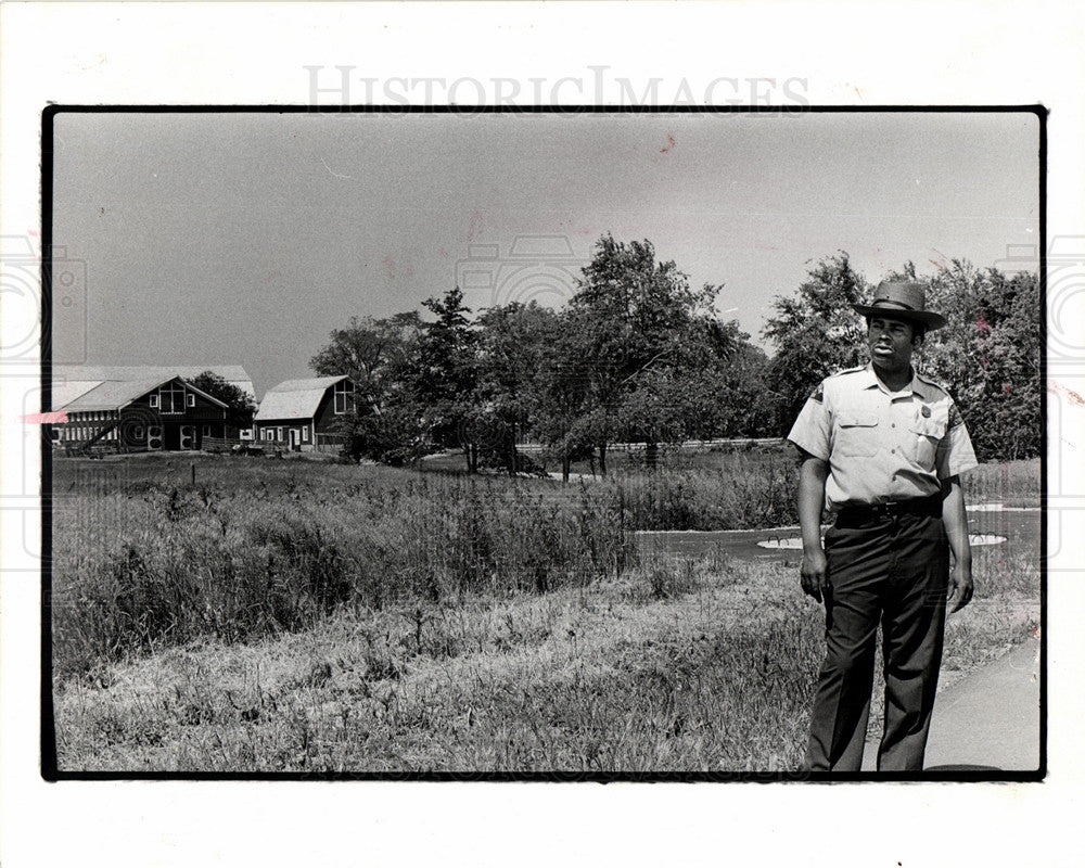 1976 Maybury Urban State Park Park ranger-Historic Images