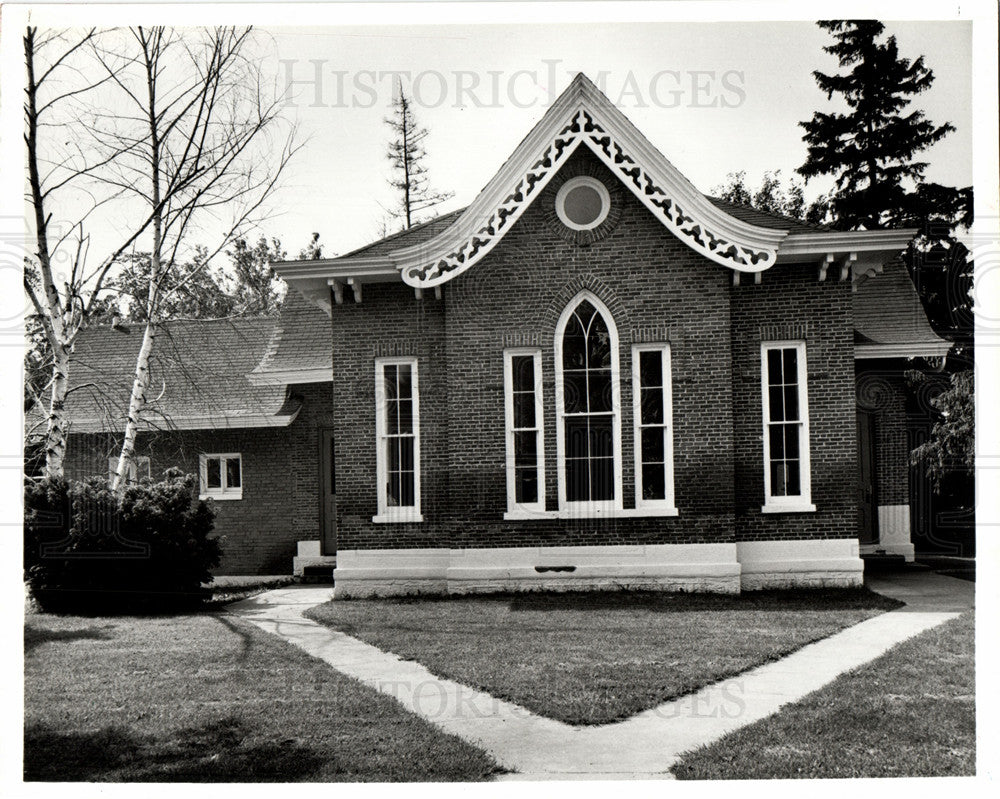 1986 Gothic Revival schools 1860 Marshall-Historic Images