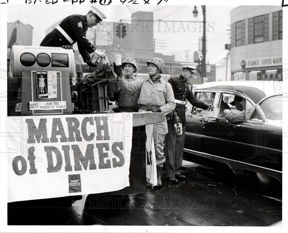 1955 March of Dimes polio fundraising FDR-Historic Images