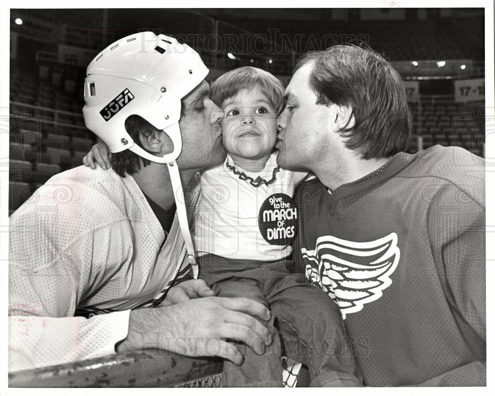 1983 Reed Larson Danny Gare Jodie-Historic Images