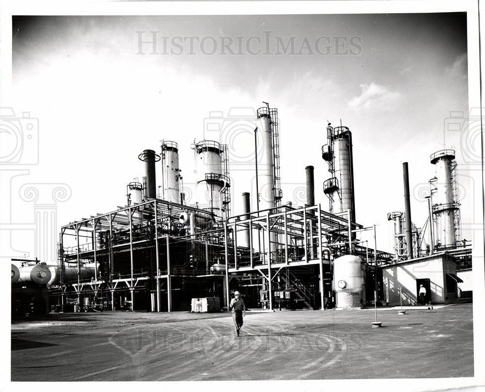 1962 Marathon Crude Oil Refinery Detroit-Historic Images