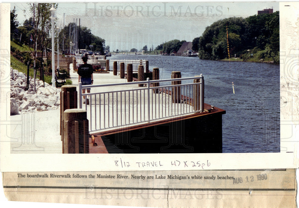 1990 Manistee River Michigan-Historic Images