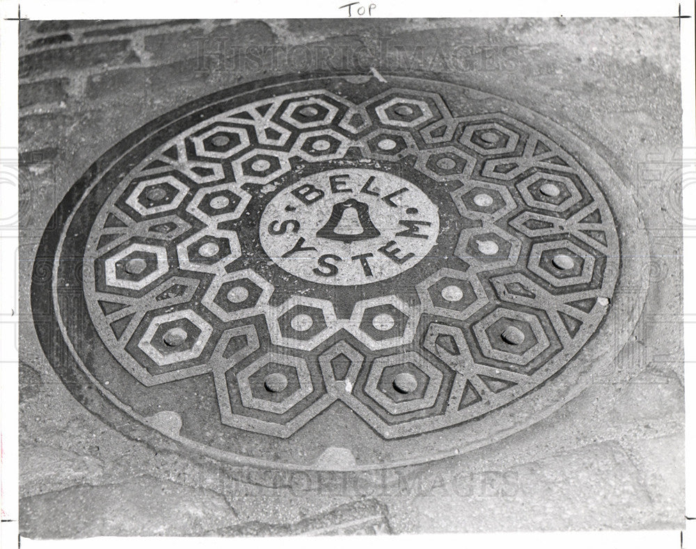 1958 Manhole inspection chamber-Historic Images