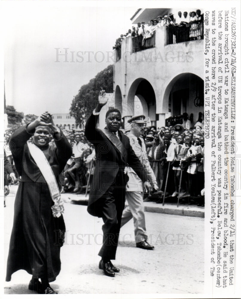 1961 Moise Tshombe Congolese politician-Historic Images