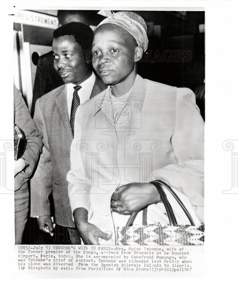 1967 Moise Tshombe Godefroid Munongo-Historic Images