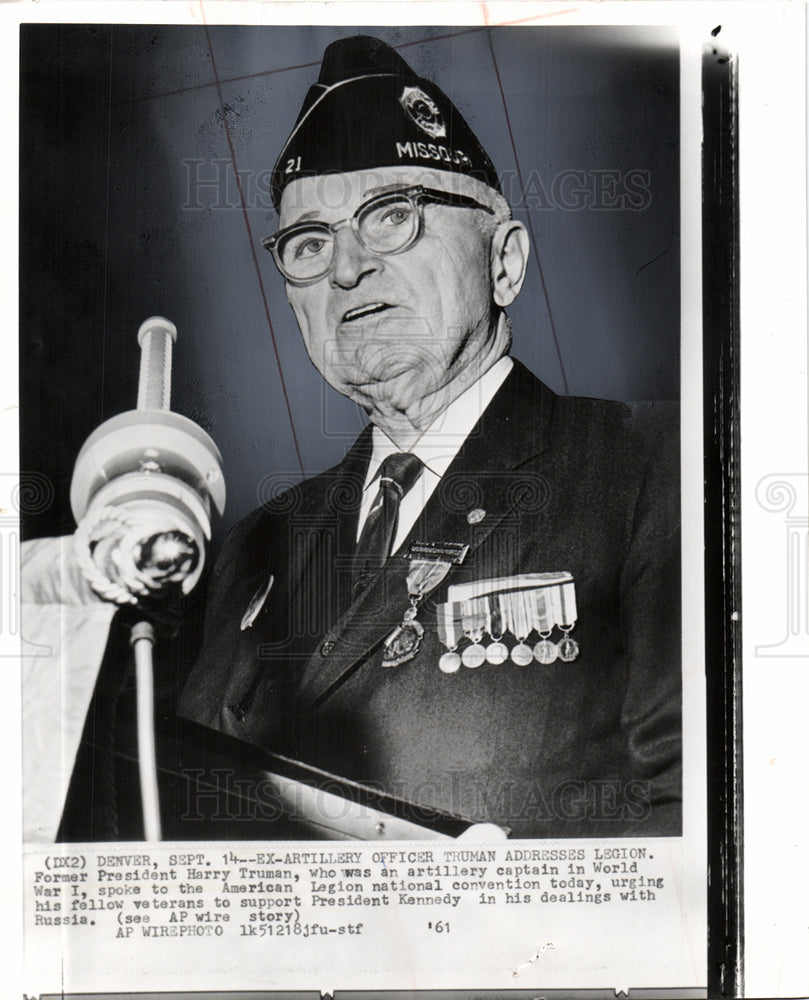 1961 Harry S. Truman Doctrine Cold War NATO-Historic Images