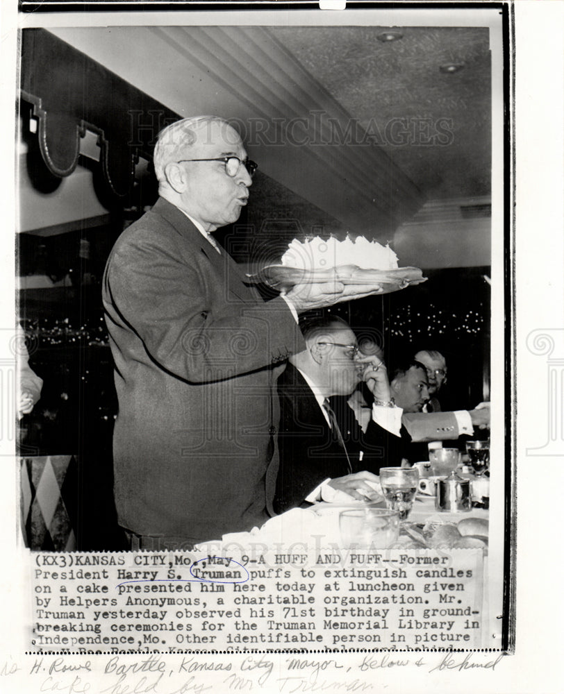 1955 Former president Harry S Truman-Historic Images