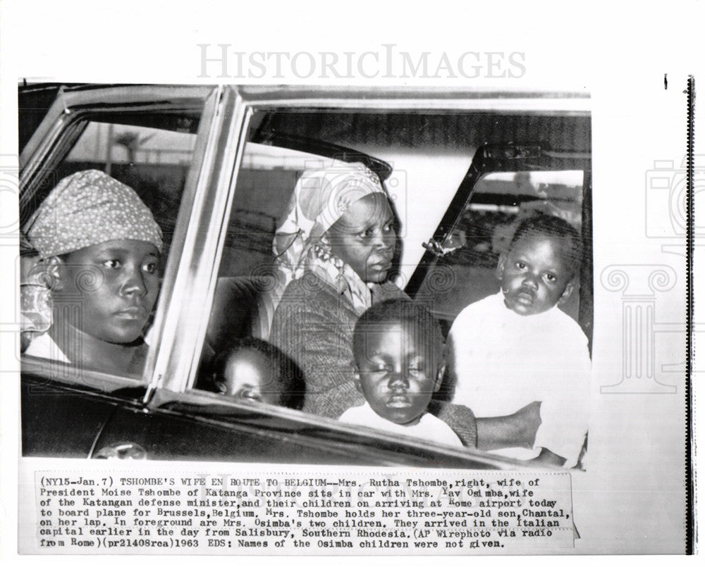 1963 Moïse Tshombe politician congolese-Historic Images