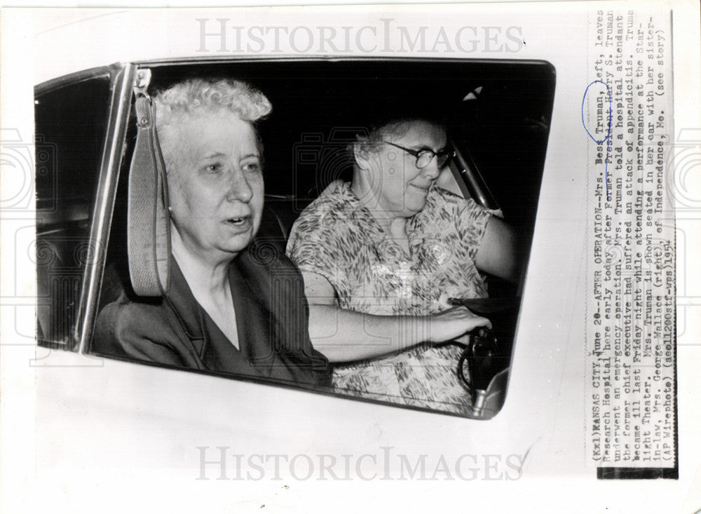 1954 Mrs. Bess Truman Mrs. George Wallace-Historic Images