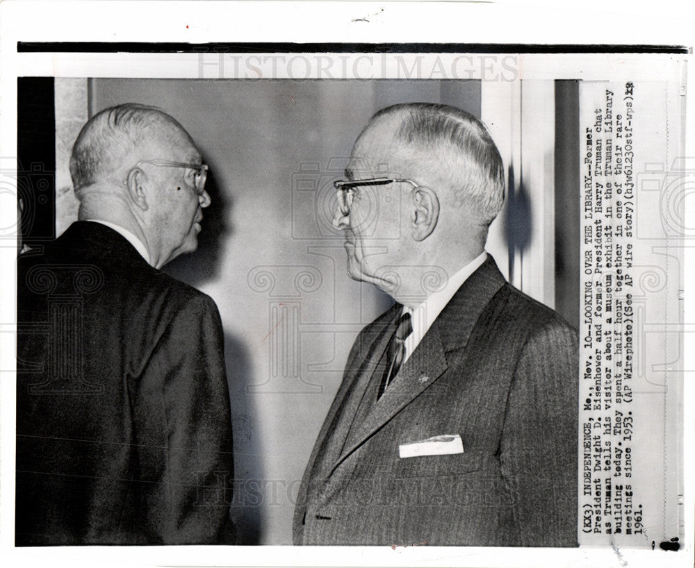 1962 Harry S Truman Dwight D Eisenhower-Historic Images