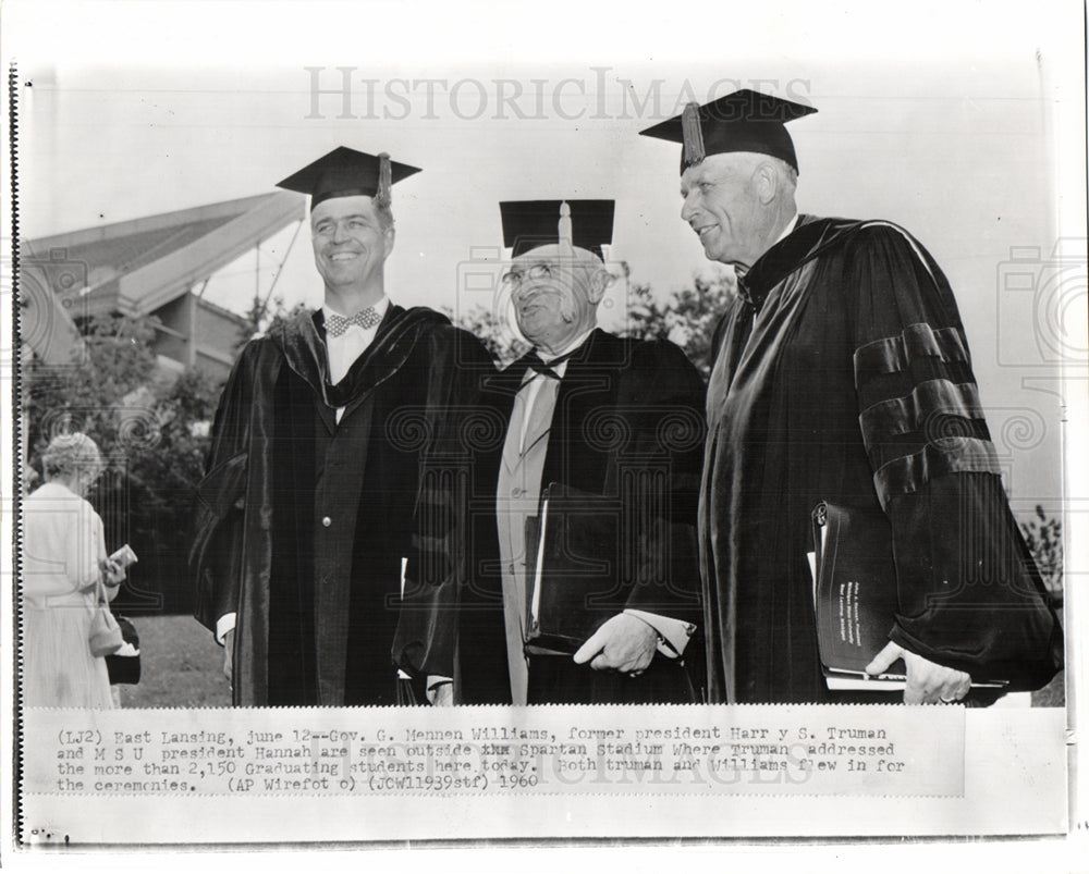 1960 Gov. G. Mennen Williams Truman Hannah-Historic Images