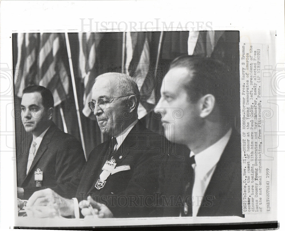 1959 Former President Harry S Truman-Historic Images