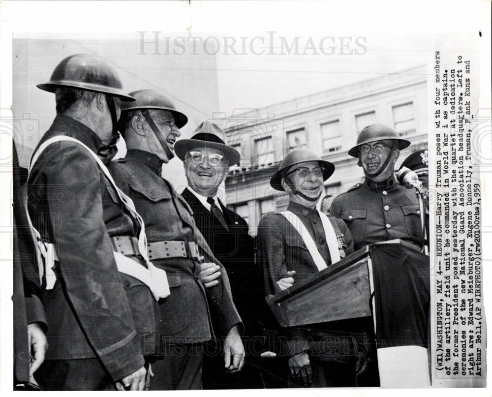 1959 Harry Truman poses-Historic Images