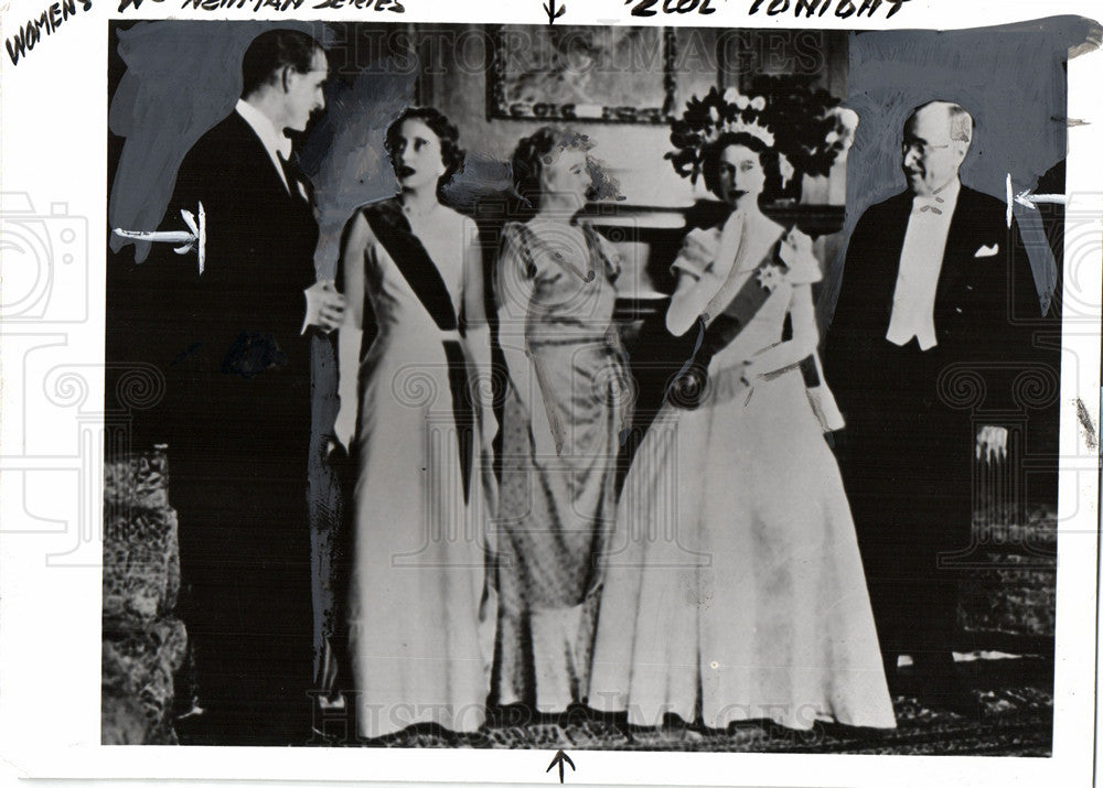 1956 Queen Elizabeth Order of the Garter-Historic Images