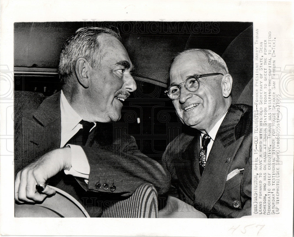 1955 Harry Truman Dean Gooderham Acheson-Historic Images