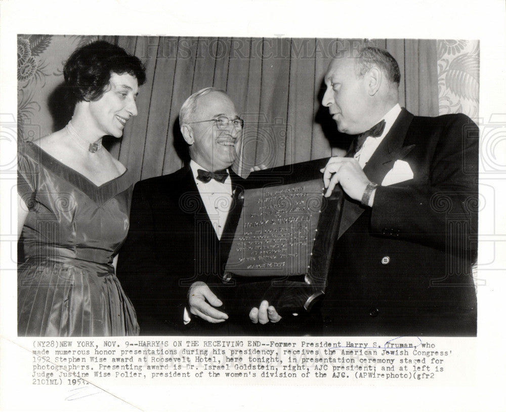 1953 harry truman 33rd-president u.s.-Historic Images