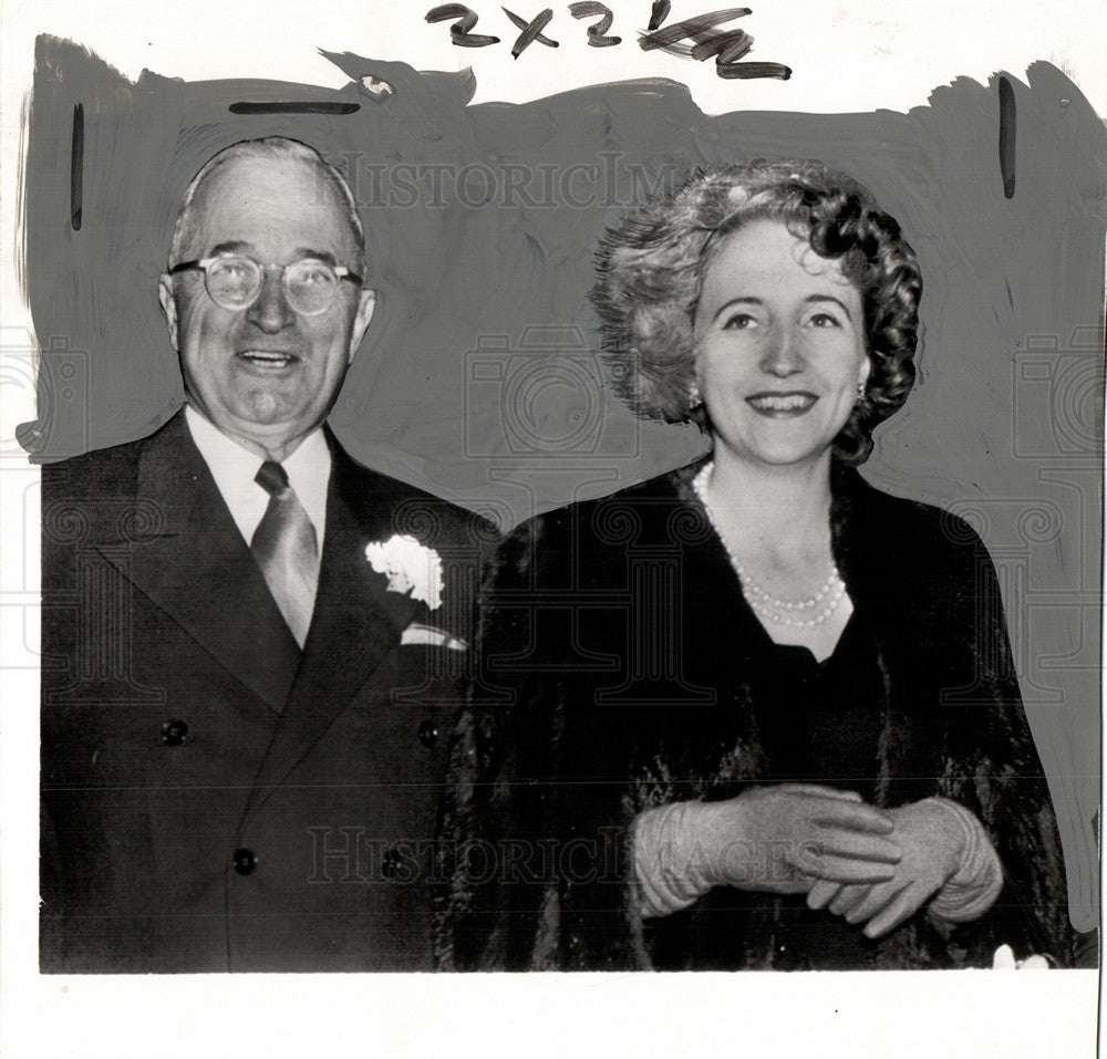 1953 Harry S. Truman Doctrine Cold War Dem.-Historic Images