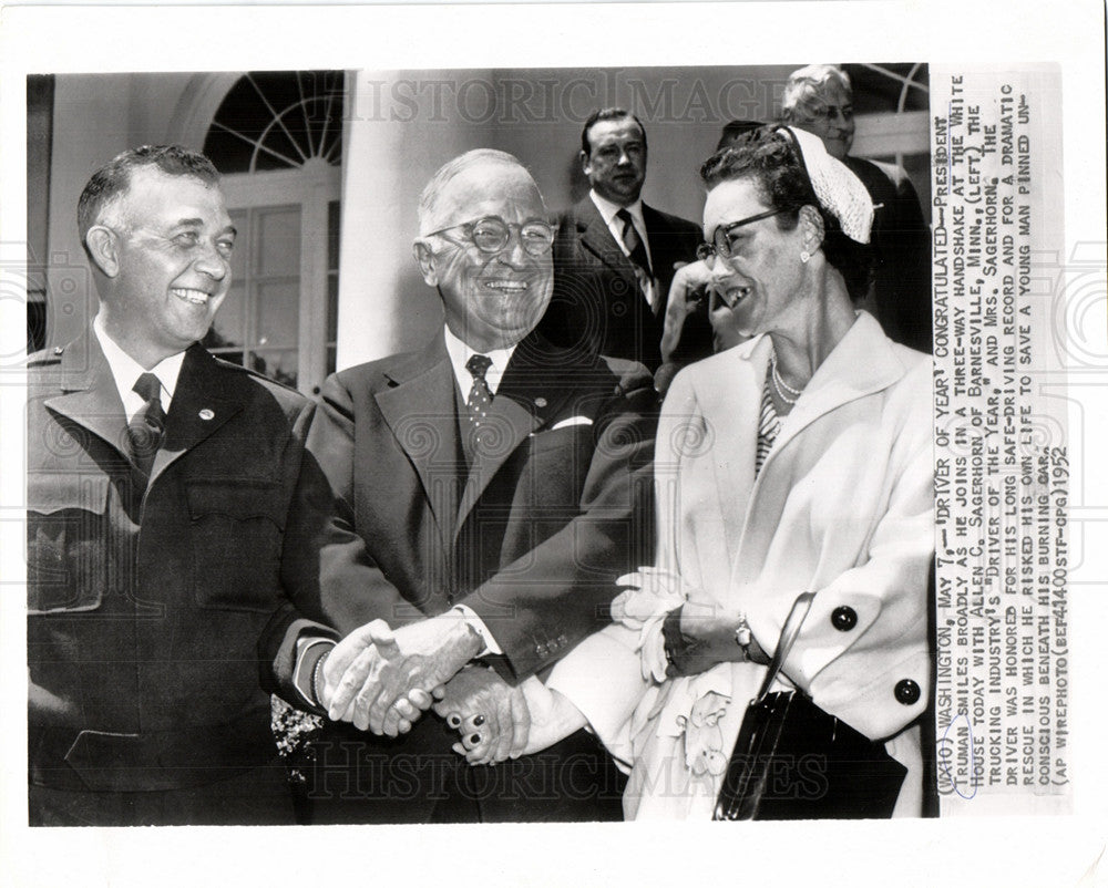 1972 President Truman Sagerhorn Barnesville-Historic Images