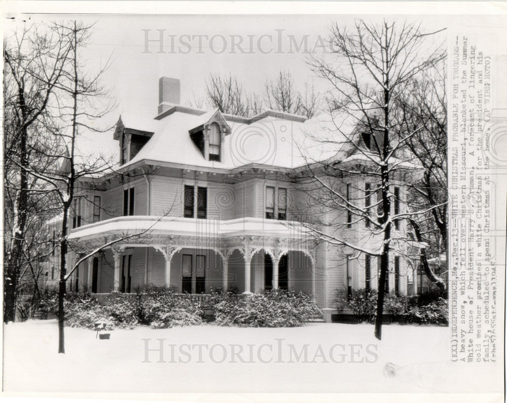 1946 Summer White House Missouri Truman-Historic Images