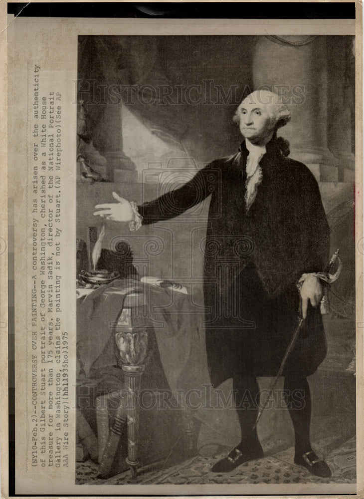 1975 Gilbert Stuart portrait Washington-Historic Images
