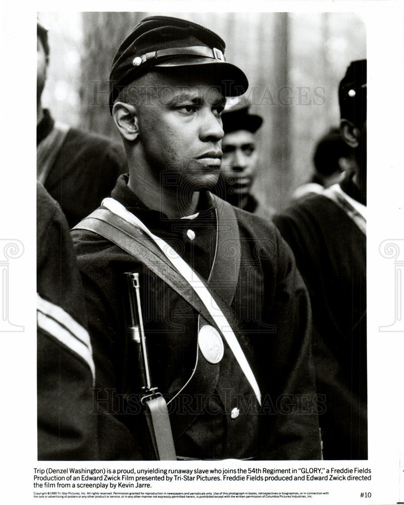 1990 Trip Denzel Washington Glory 54th-Historic Images