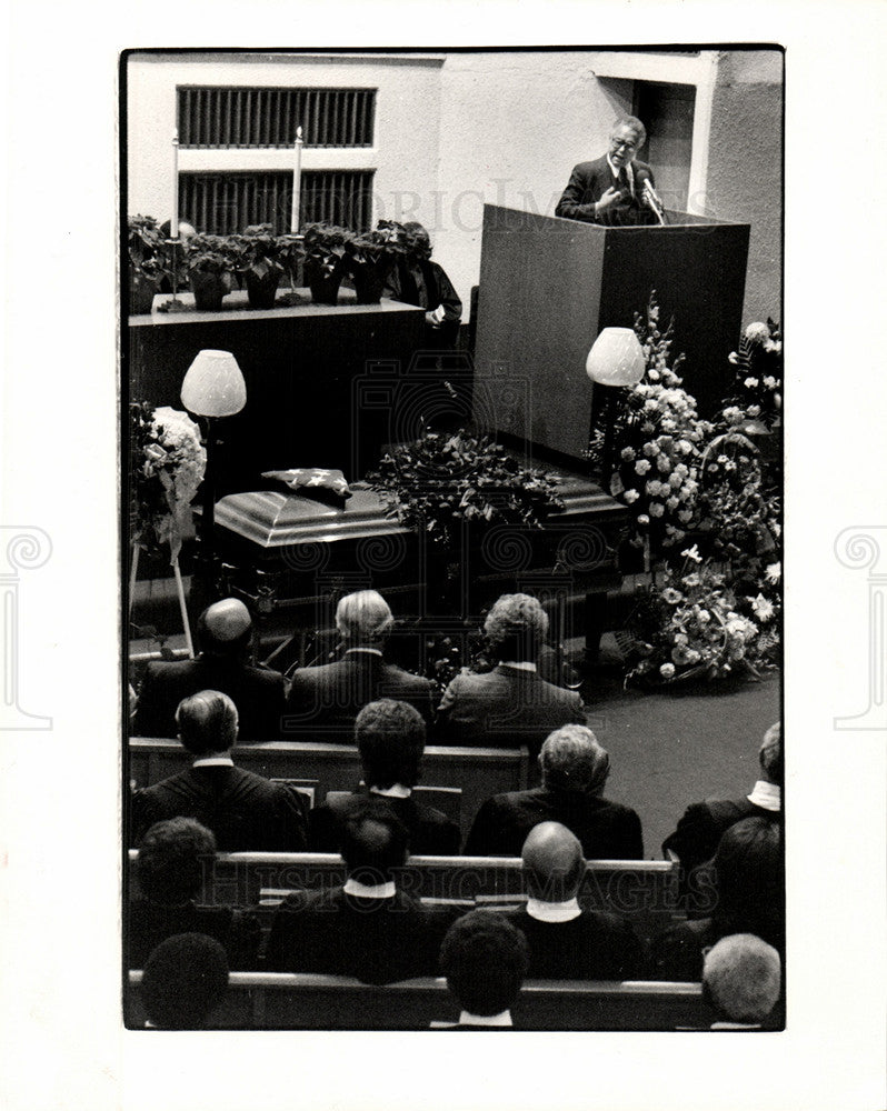 1984 Coleman Young Judge Willis F. Ward-Historic Images