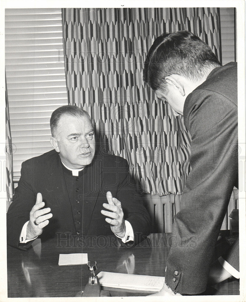 1962 Hiley Ward Archbishop Dearden-Historic Images