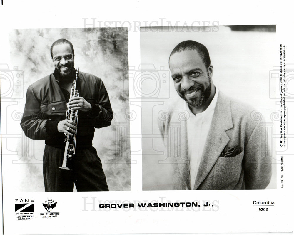 1992 Grover Washington, Jr.  American jazz-Historic Images